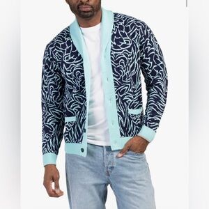 Greyson Den of Thieves Ottawa Shawl Cardigan Sweater, size medium, NWT